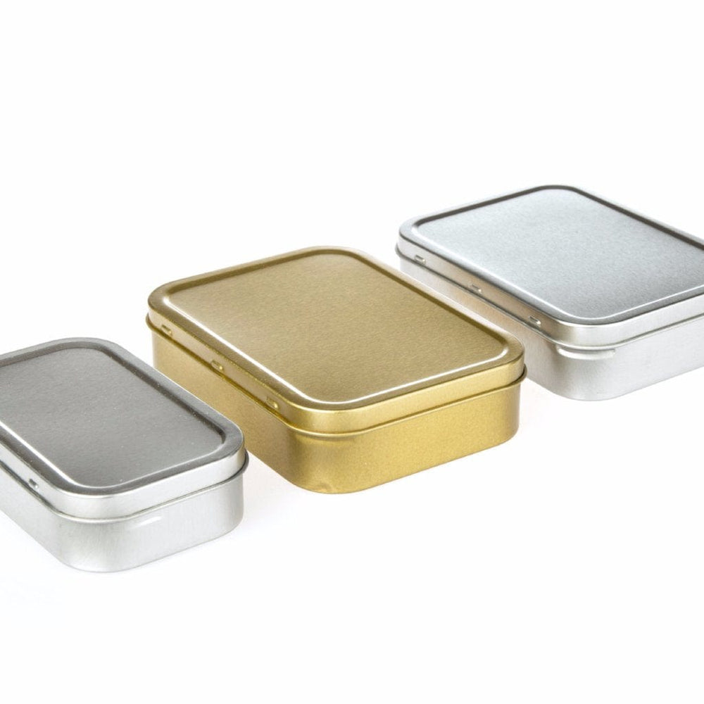 Latas Rectangulares Plata u Oro Desde 0,66 € cada una