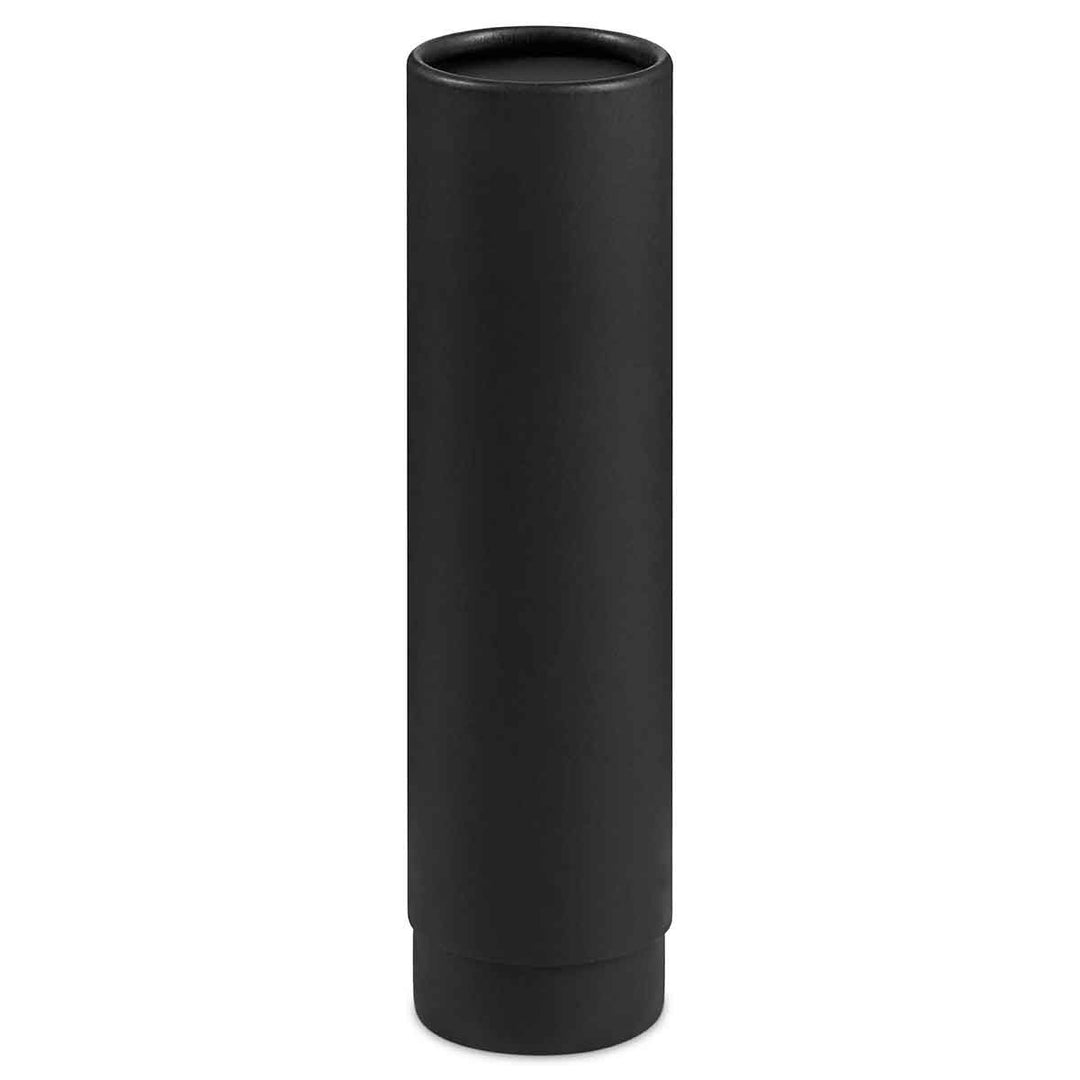 Tubo telescópico de cartón negro, código SKU: C755197B