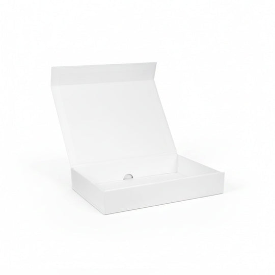 Flat-Pack A5 Magnetic Gift Boxes in Black & White - Tinware Direct