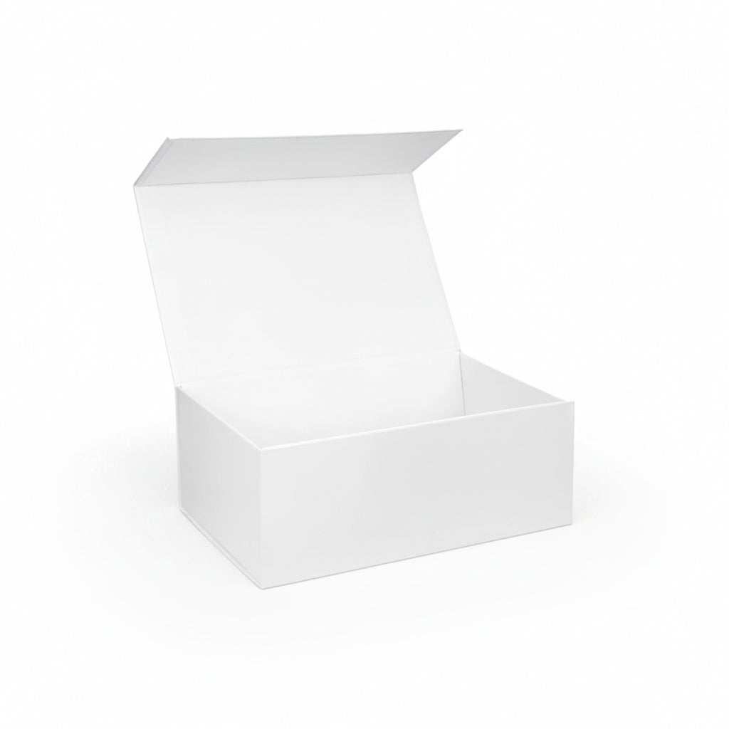 Flat-Pack A5 Magnetic Gift Boxes in Black & White - Tinware Direct