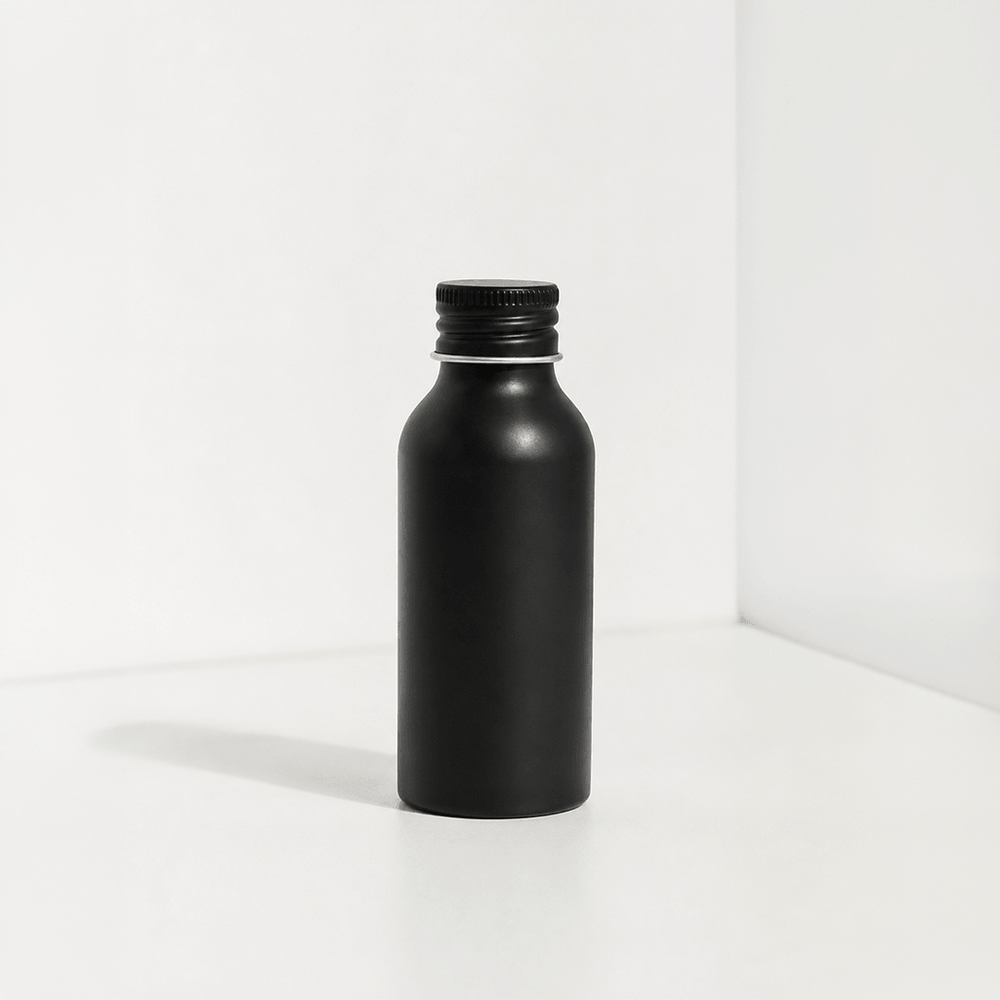 Edición limitada: Botellas de aluminio negro brillo | Acabado exclusivo