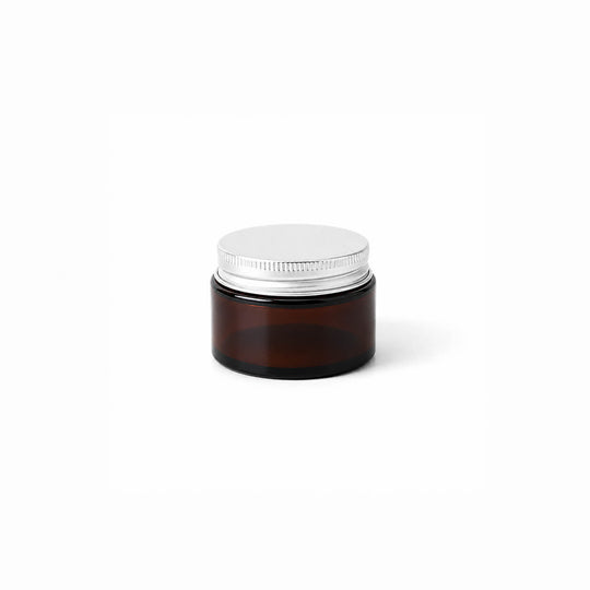 Glass Cosmetic Jars with Aluminium Screw Lids - Tinware Direct