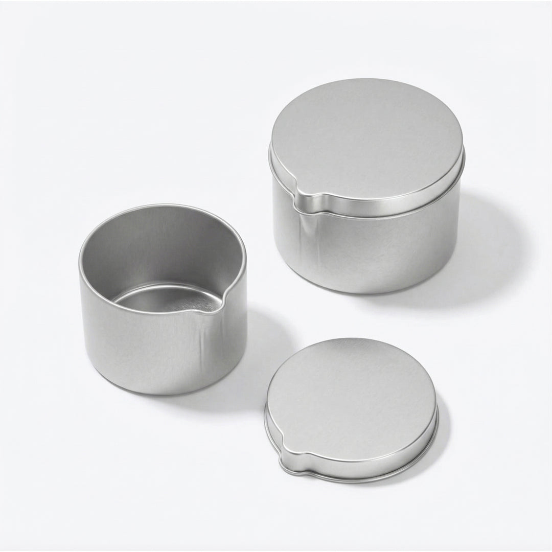 Latas para velas de masaje con pico vertedor