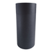 Tubo de cartón multiusos negro con tapa deslizante de 83 x 168 mm